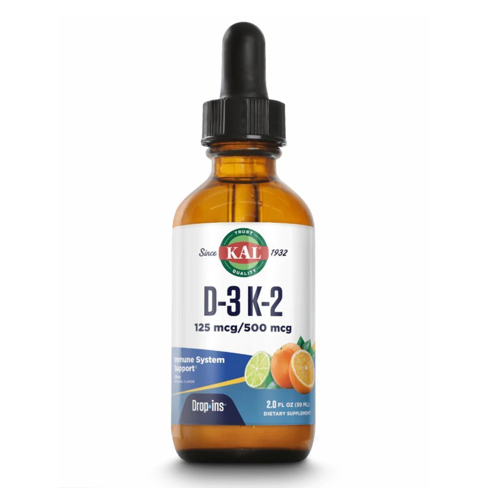 D3 K2 DropIns 125mcg - 2 oz Citrus (Затертая дата)