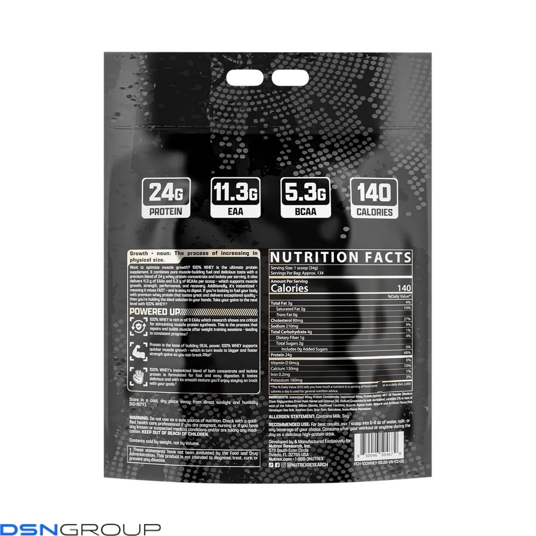 100% Whey - 4545g Vanilla