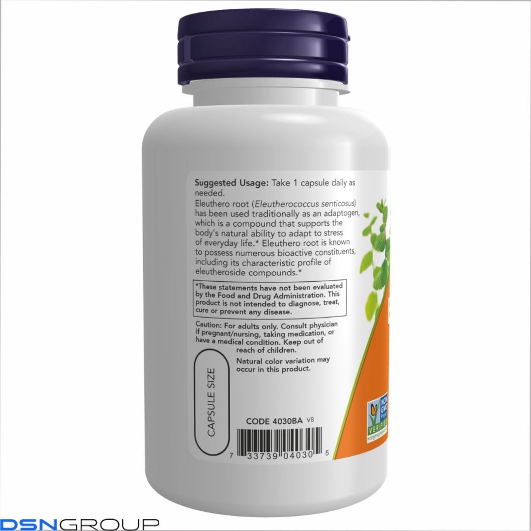 Eleuthero 500mg - 100 vcaps