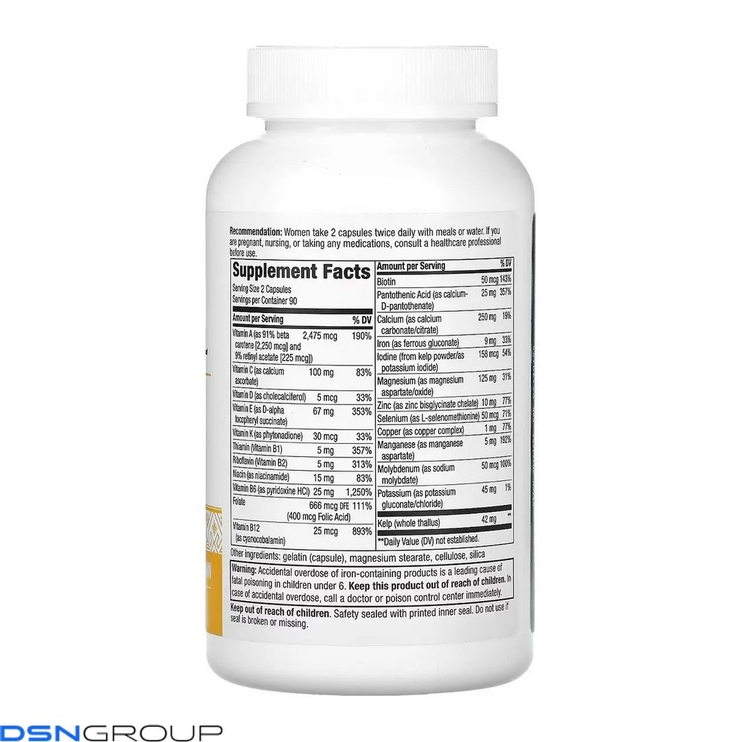 Prenatal Multi-Vitamin & Multi-Mineral - 180 caps