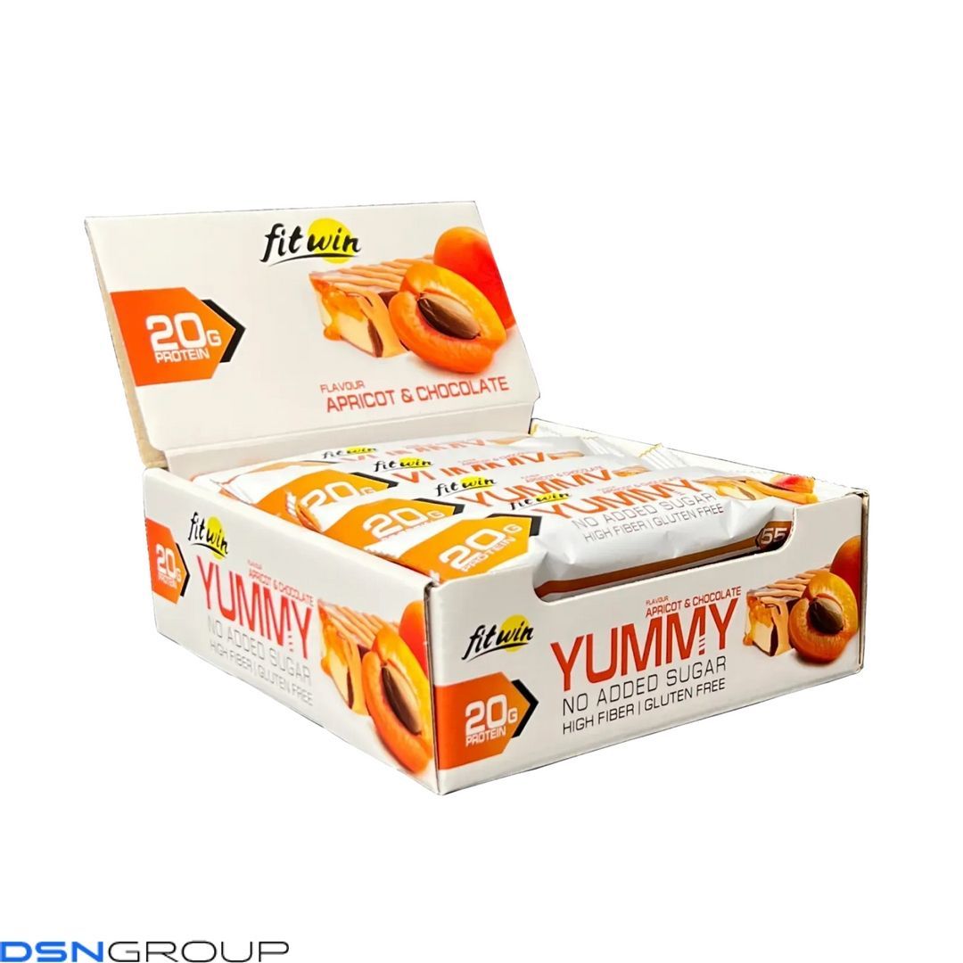 YummY - 12x55g Apricot Chocolate 2023-10-6571 фото YummY - 12x55g Apricot Chocolate