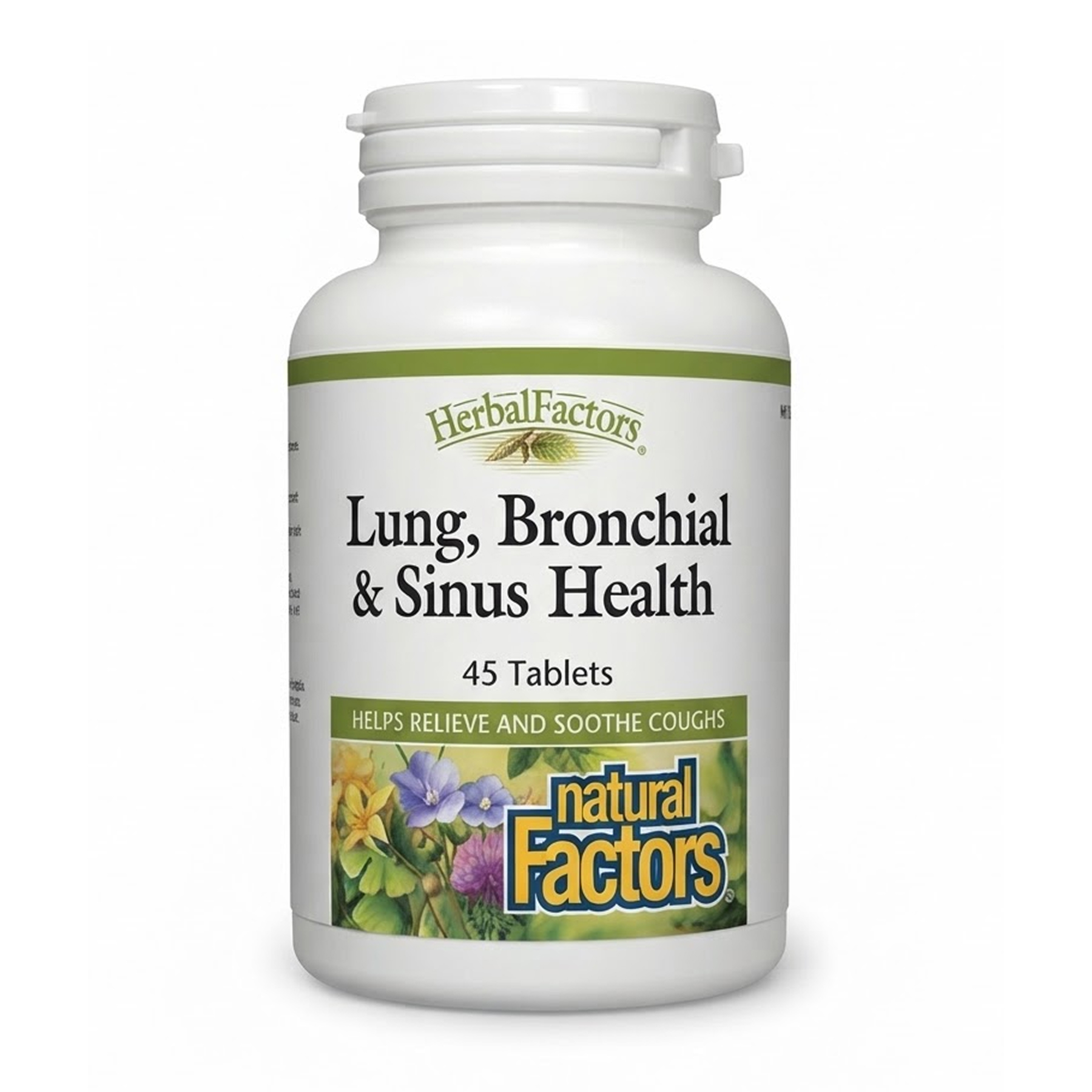 Natural Factors Lung, Bronchial & Sinus Health, 45 таблеток
