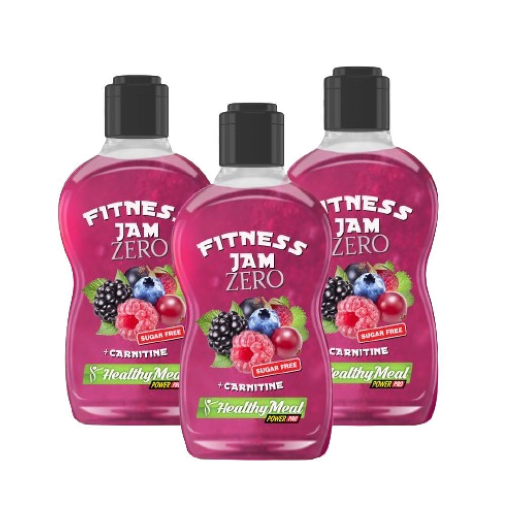 Fitnes Jam Sugar Free + L Carnitine - 200g Forest Fruit (Пошкоджена банка)