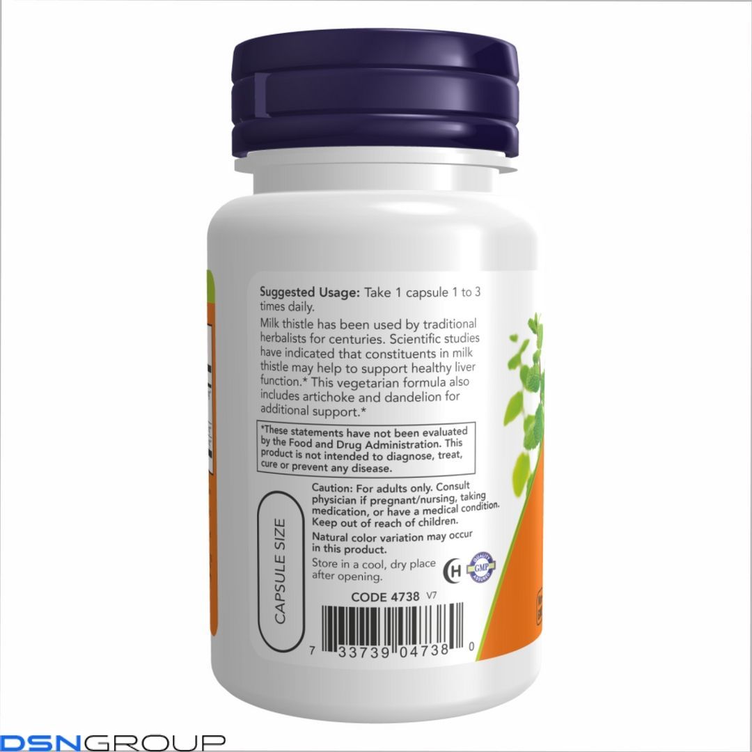 (12.02 Ожидание) Silymarin Milk Thistle 300mg - 100 vcaps