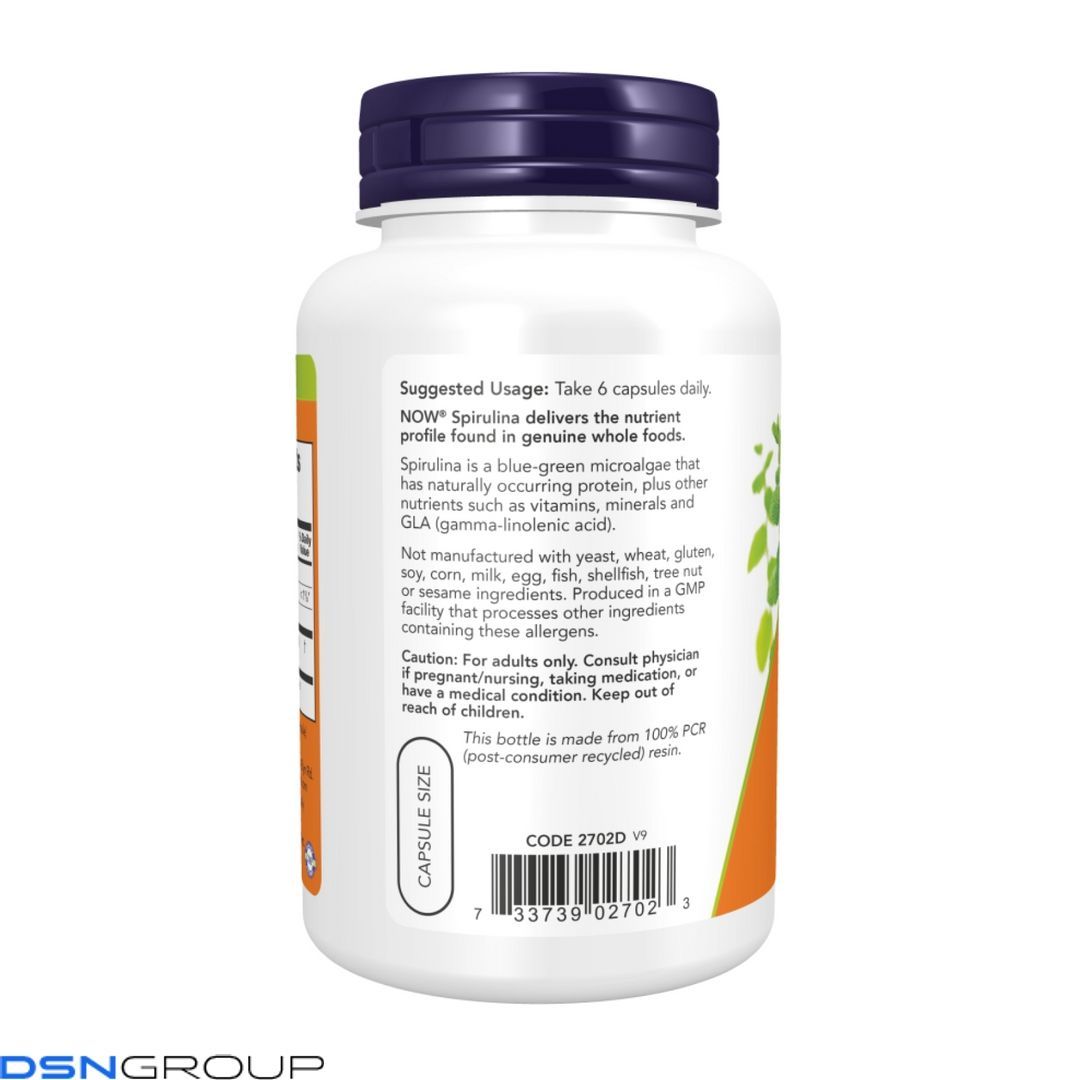(12.02 Очікування) Spirulina 500 mg - 120 vcaps