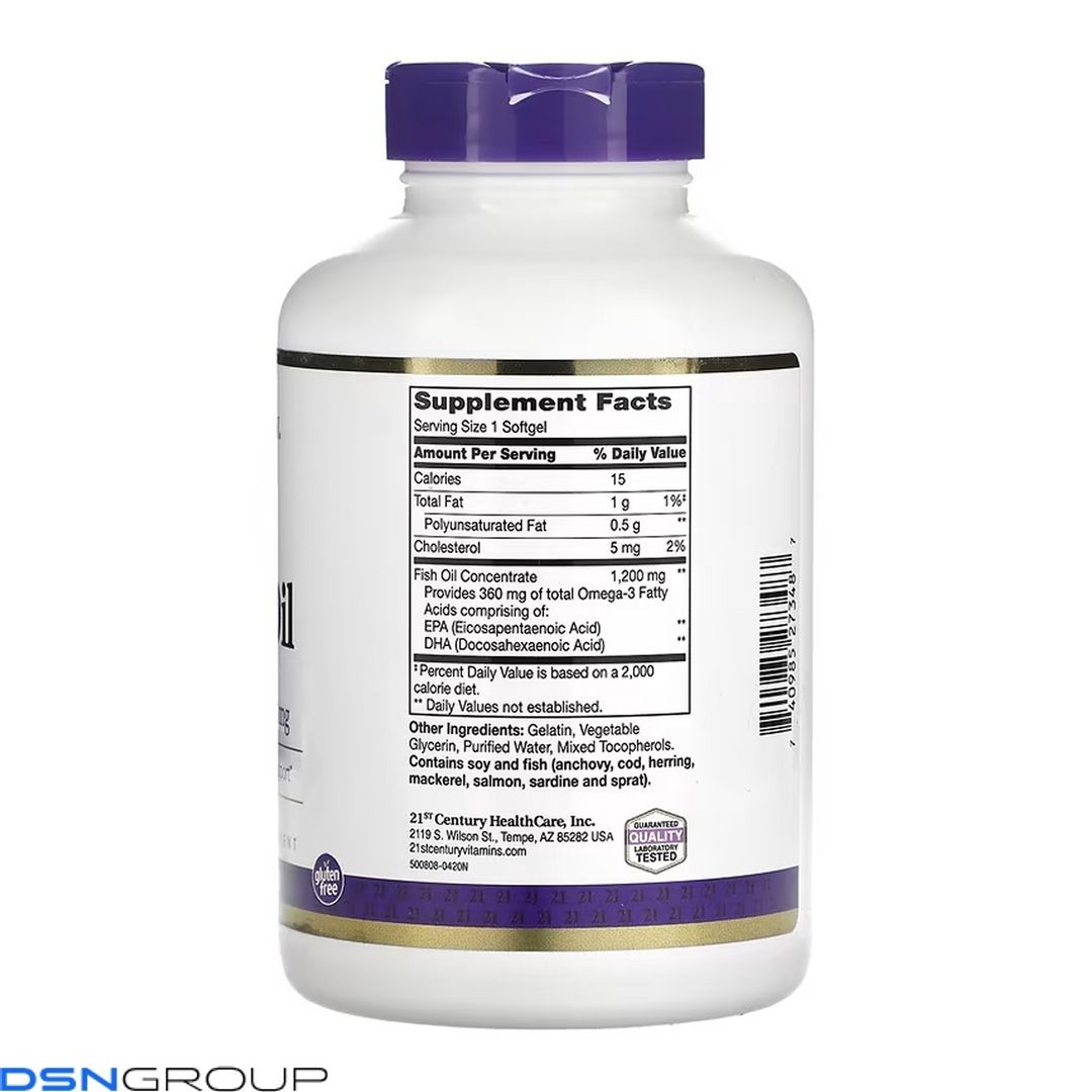 Fish Oil 1200 mg - 140 softgels