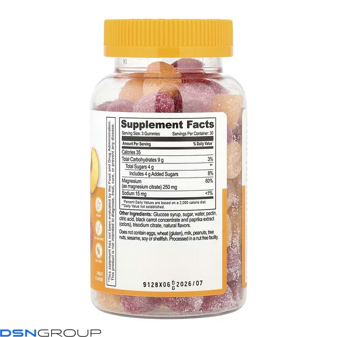 Magnesium Citrate 250mg Adult - 90 gummies