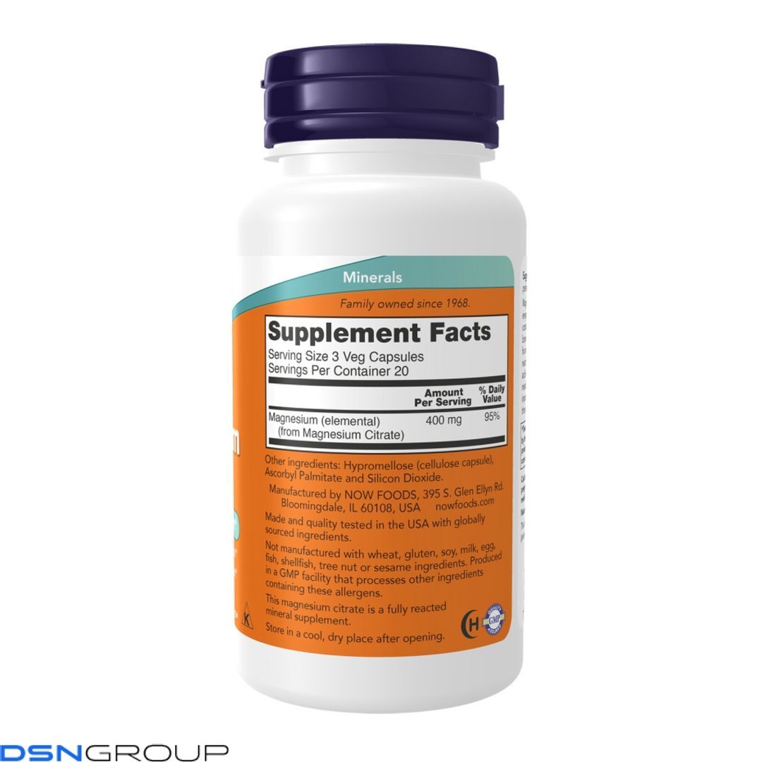 Magnesium Citrate - 60 vcaps