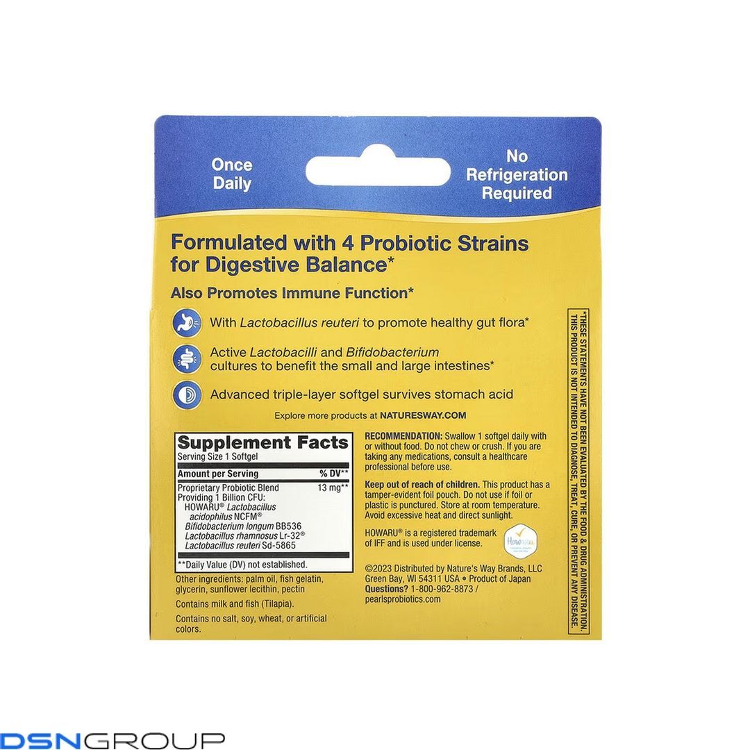 Primadophilus&reg; Reuteri Probiotic Pearls - 30 softgels