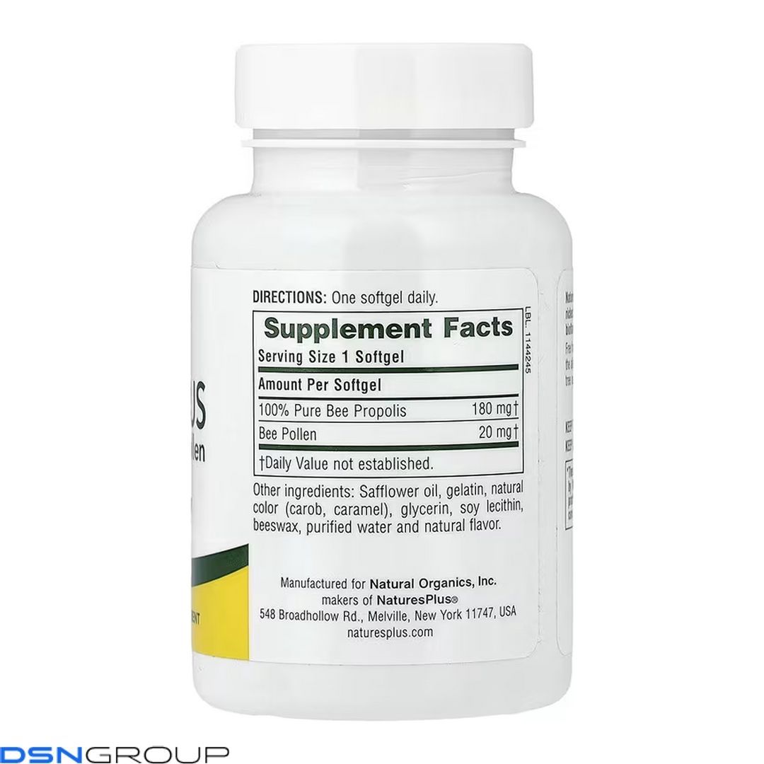 Propolplus, Propolis with Bee Pollen - 60 softgels