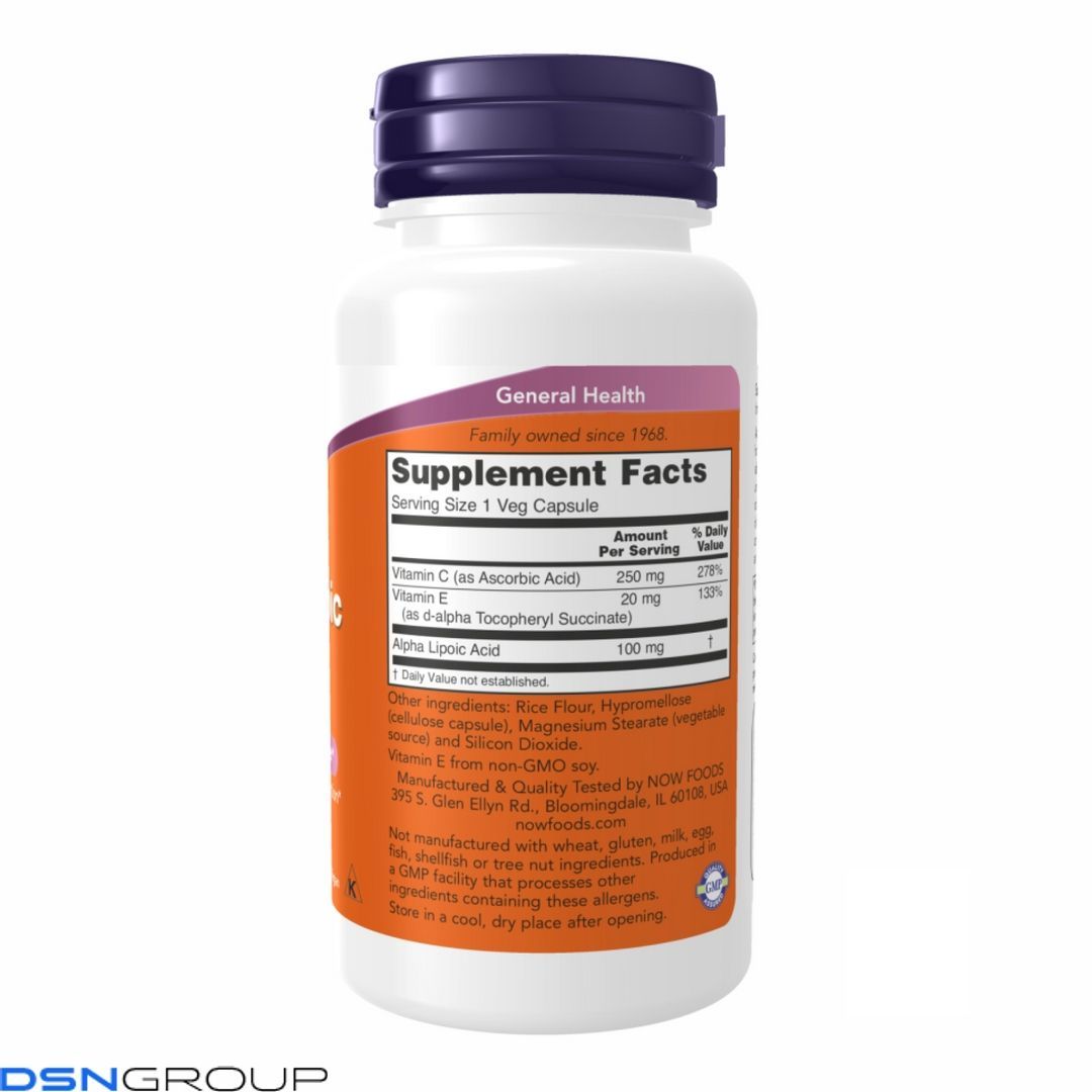 Alpha Lipoic Acid 100mg - 60vcaps