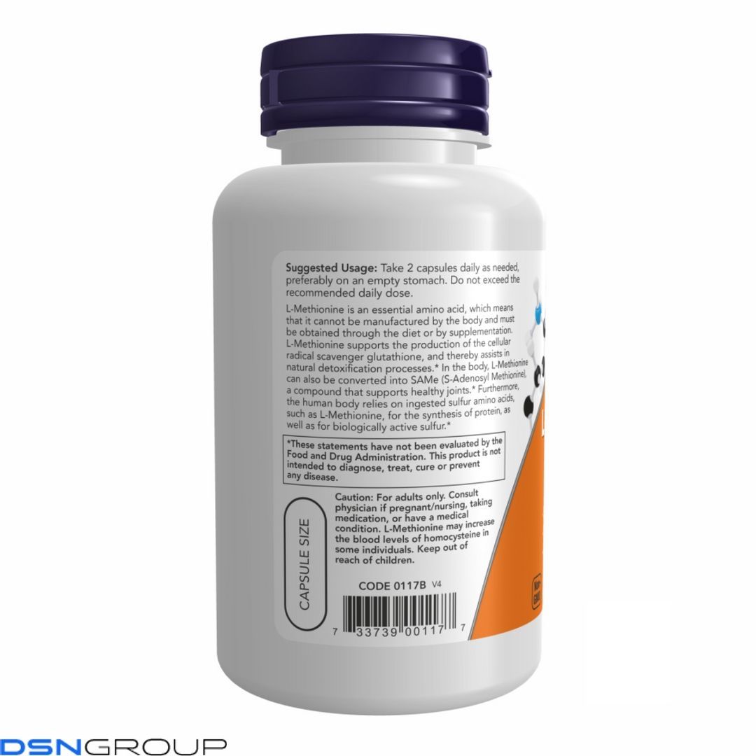 (12.02 Ожидание) L-METHIONINE 500mg - 100 caps