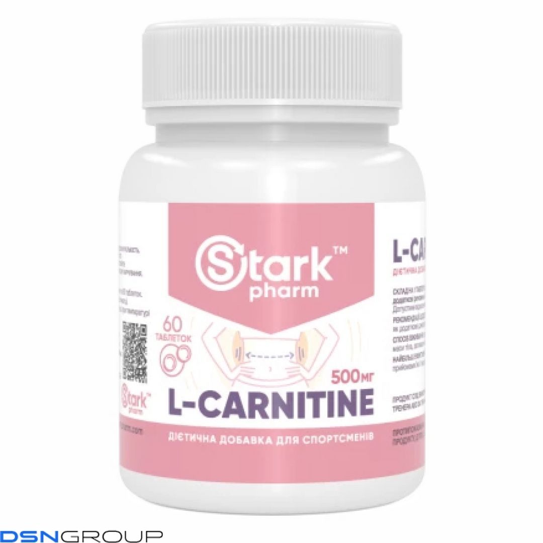 Stark L-Carnitine 500mg - 60tabs 100-50-7960477-20 фото Stark L-Carnitine 500mg - 60tabs