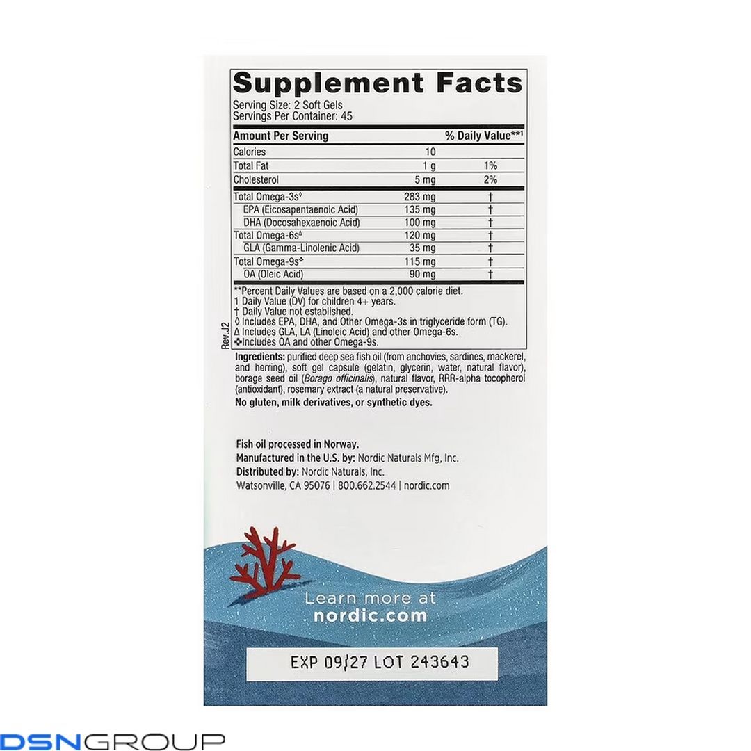 Complete Omega Junior - 90 mini softgels