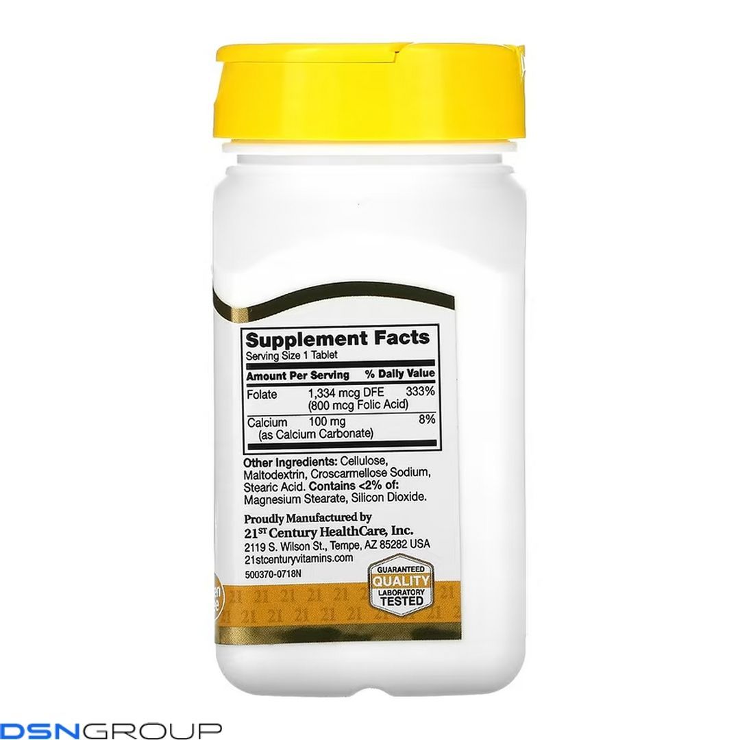 Folic Acid 800 mcg - 180 tabs