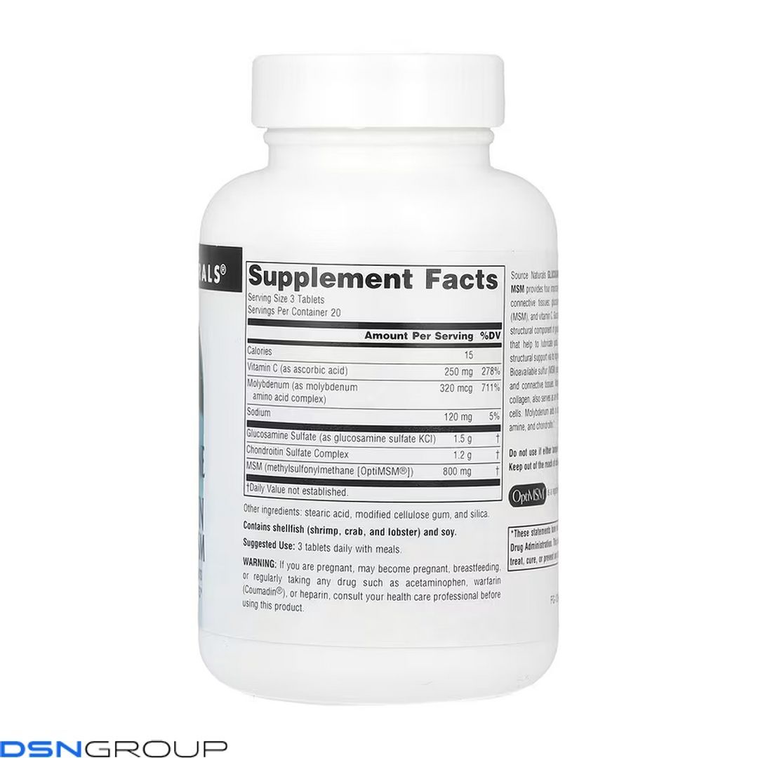 Glucosamine Chondroitin Complex with MSM - 60 tabs