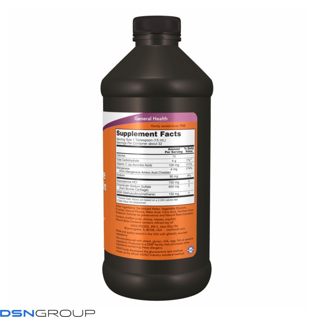 Liquid Glucosamine Chondroitin with MSM - 473ml
