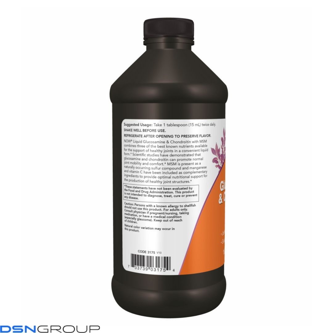 Liquid Glucosamine Chondroitin with MSM - 473ml