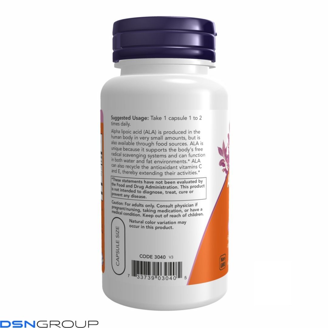 Alpha Lipoic Acid 100mg - 60vcaps
