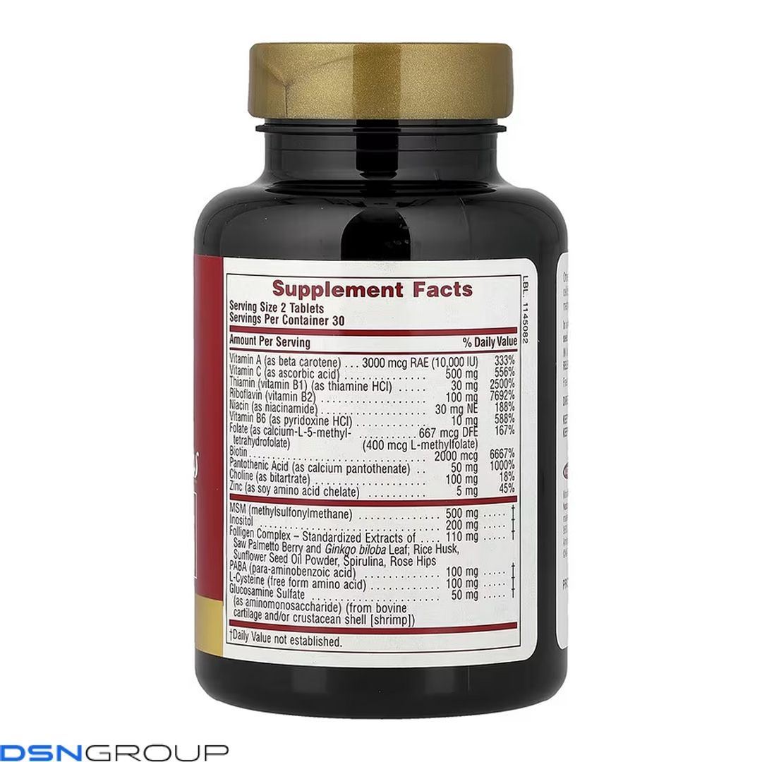Ultra Hair Plus with MSM - 60 tabs