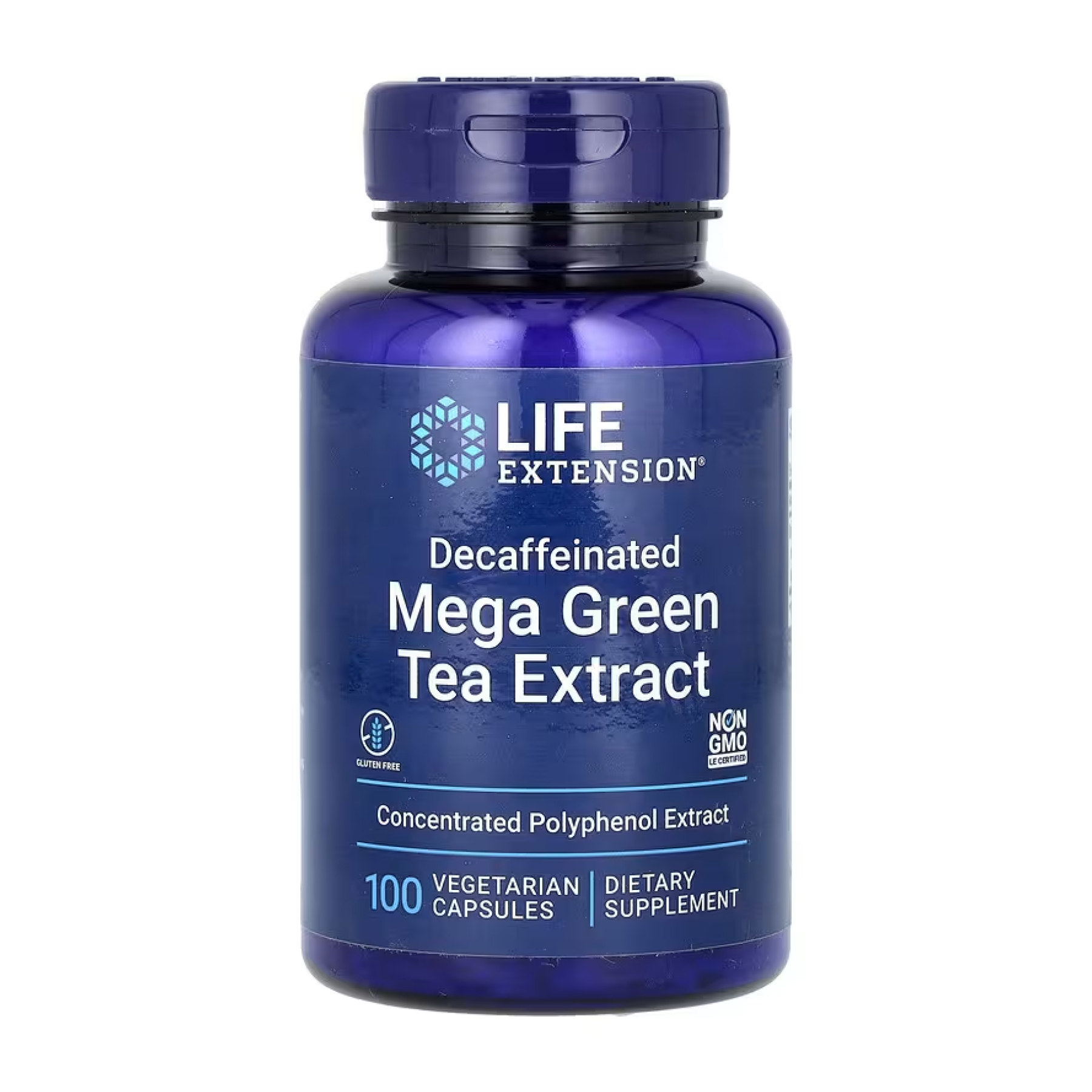 Екстракт зеленого чаю без кофеїну Life Extension, 100 капсул
