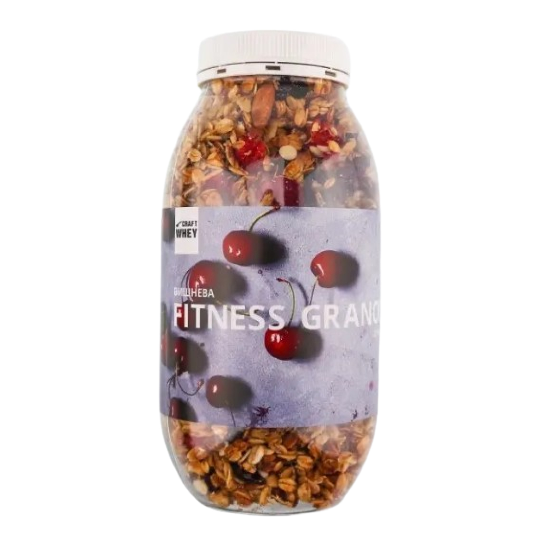 Фітнес гранола з вишнею та протеїном Craft Whey, 450 г