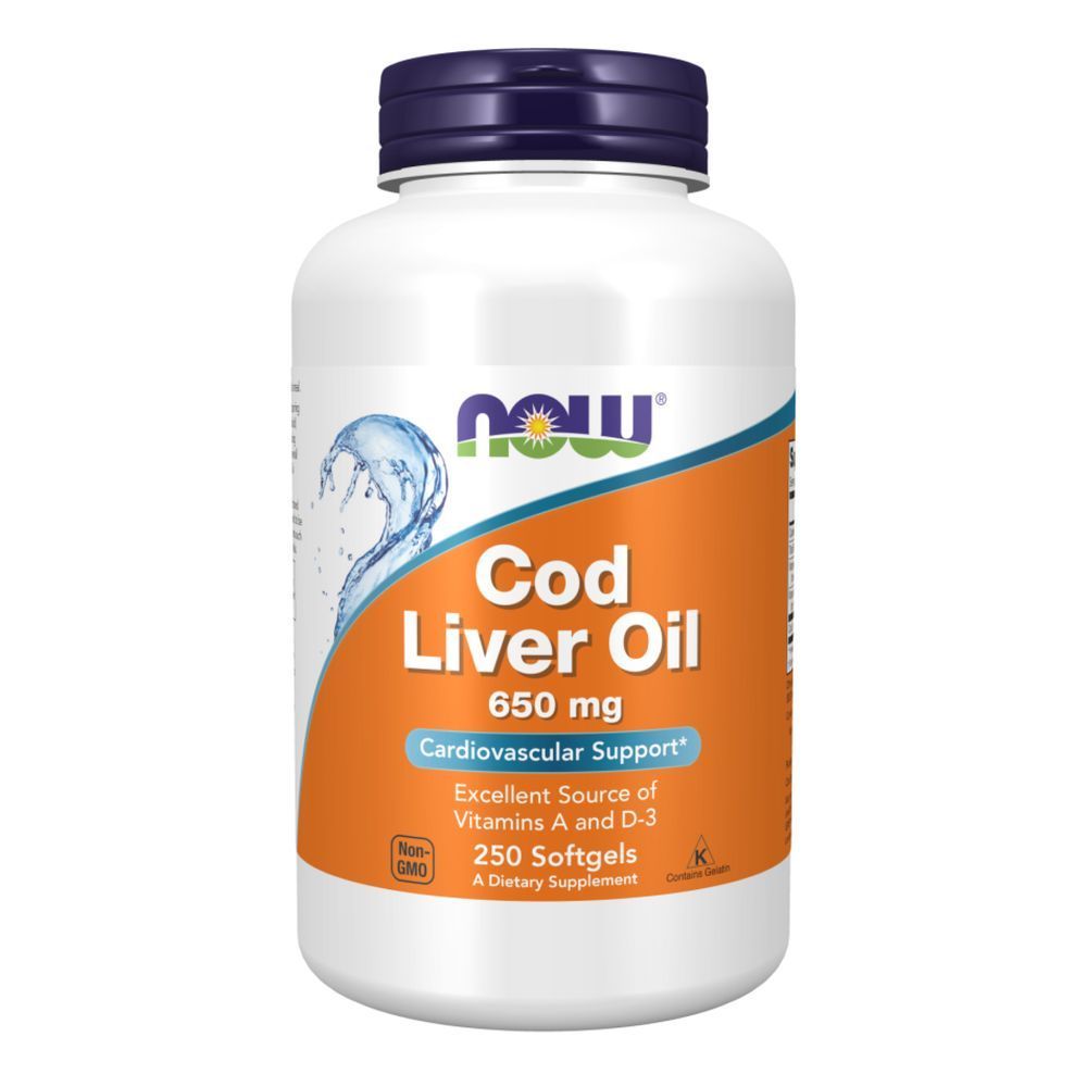 (12.02 Ожидание) Cod Liver Oil 650mg - 250 sgels