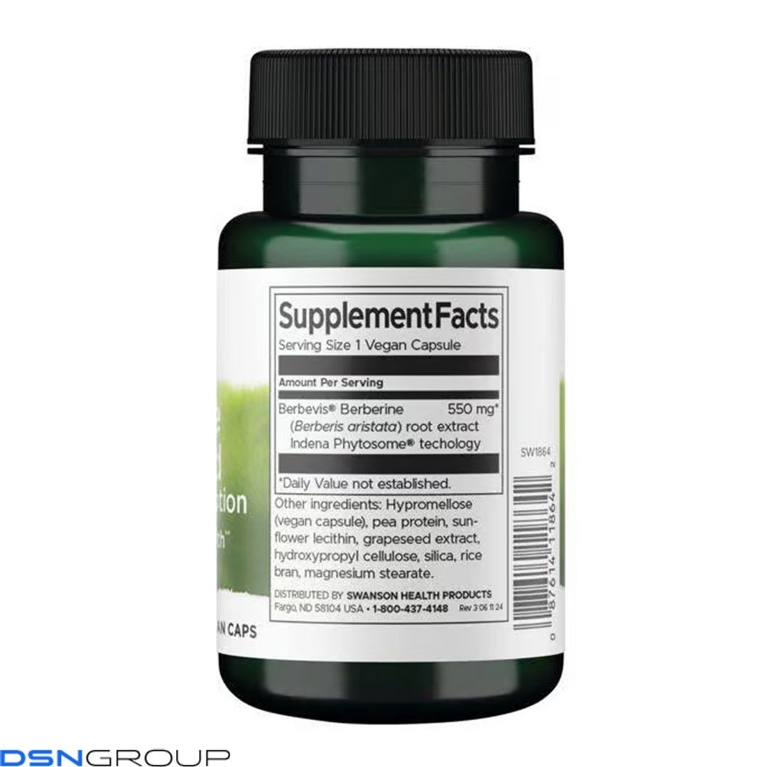 Berberine Advanced Enhanced Absorption - 30 vcaps (Пошкоджена банка)