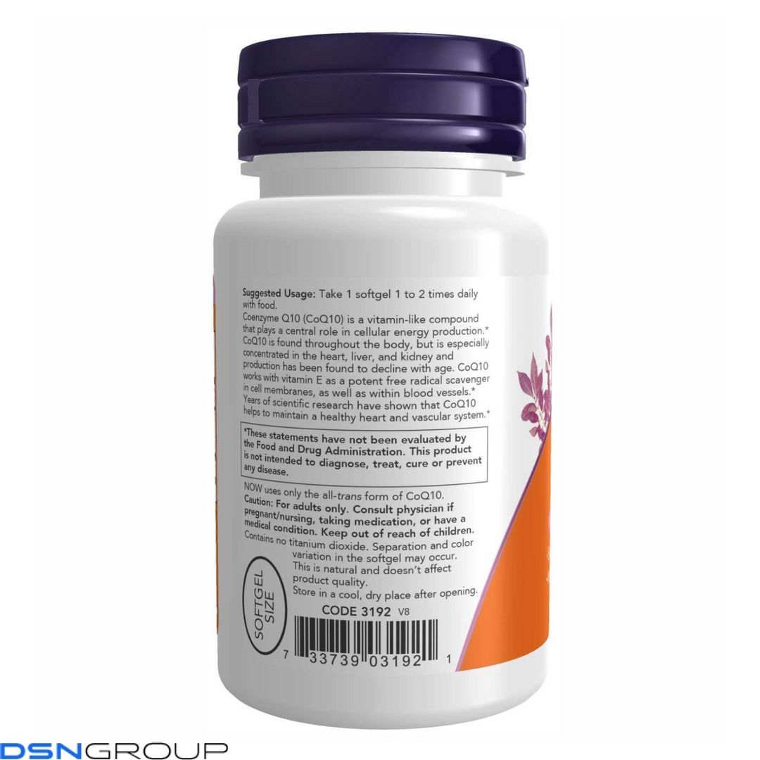 CoQ10 50mg + Vit E - 100 sgels