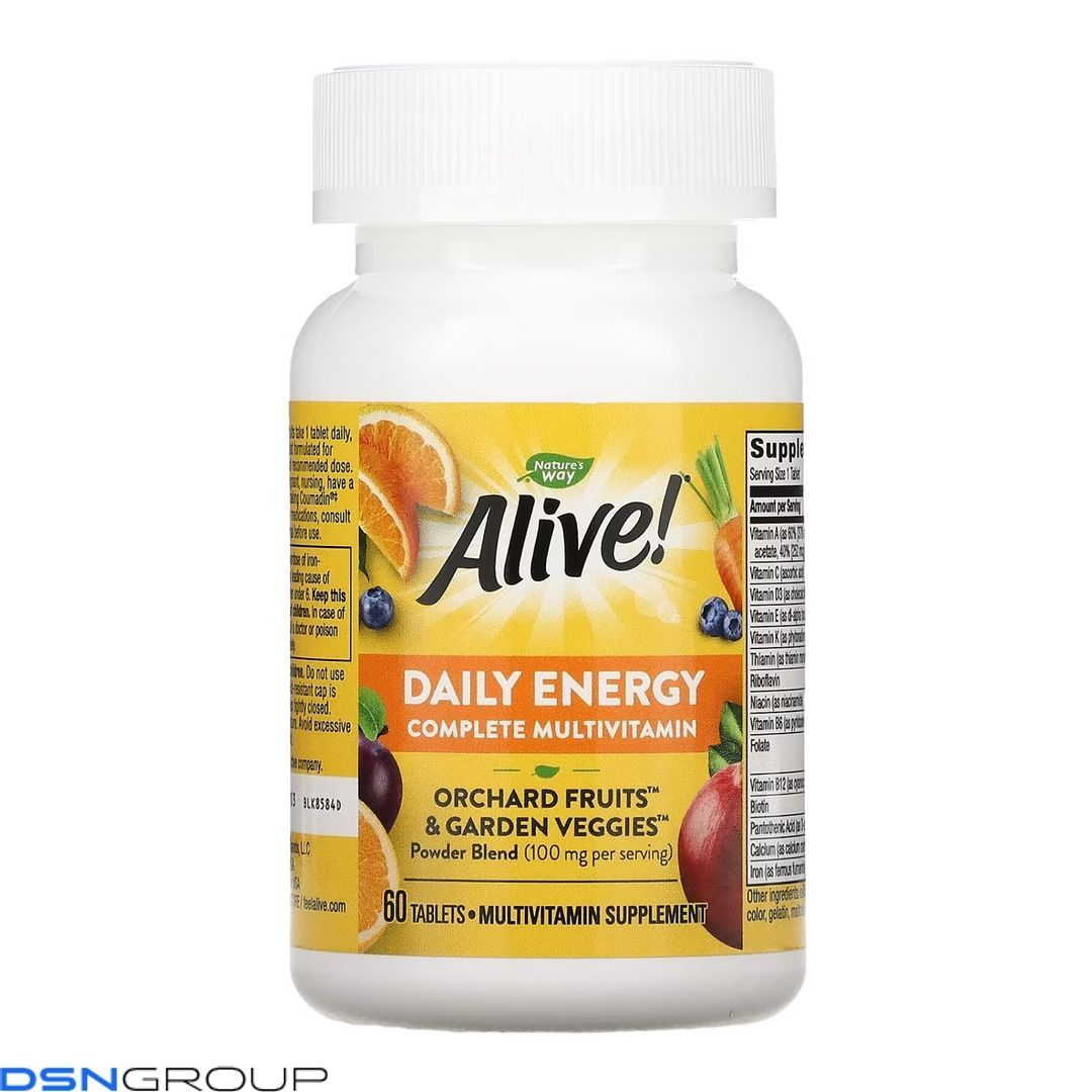 Daily Energy (With Iron) - 60 tabs