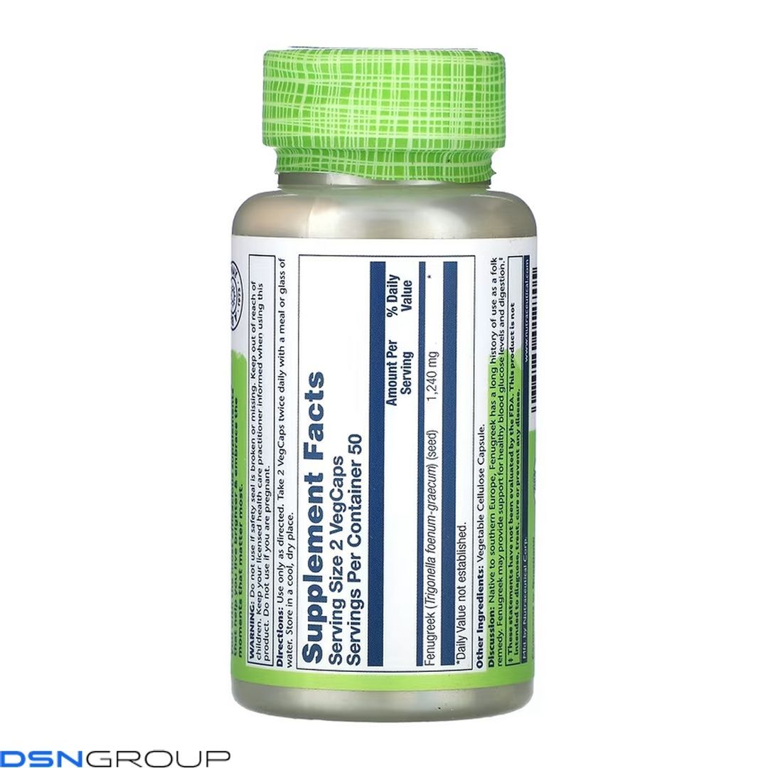 Fenugreek Seed 620mg - 100 vcaps