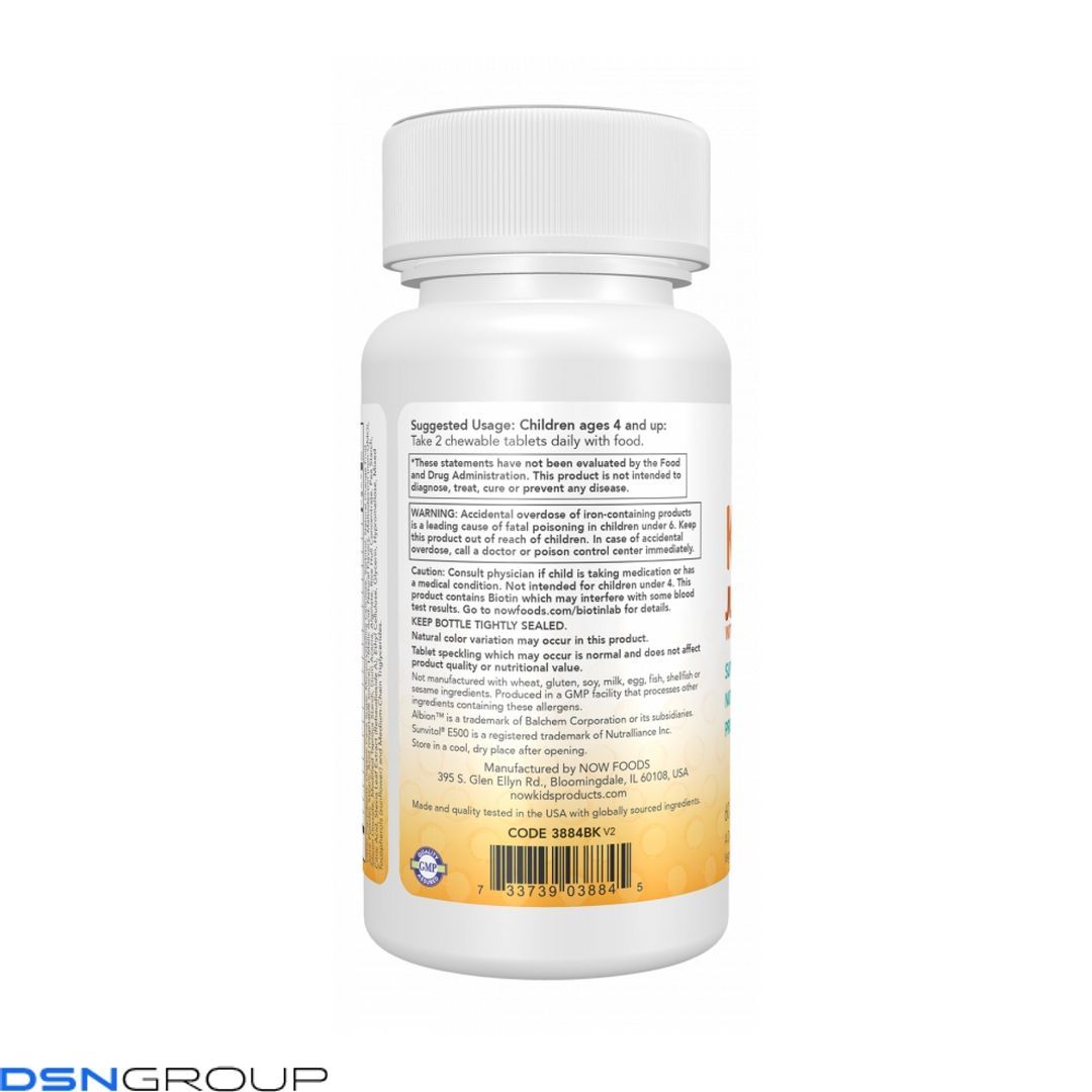 Kid Vits&trade; Juicy Orange Chewable - 60 tabs
