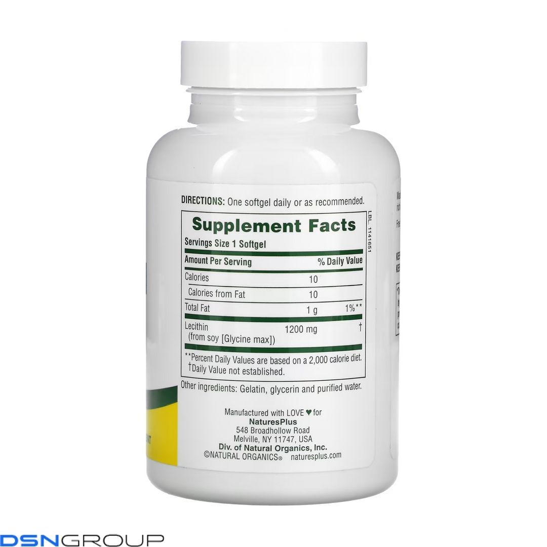 Lecithin 1200 mg - 90 softgels