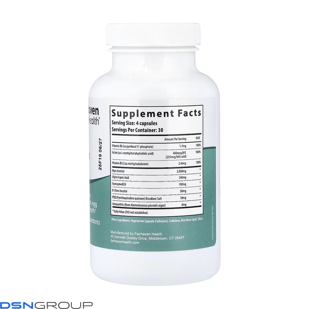 PQQ + Myo + D-Chiro Inositol Plus - 120 caps