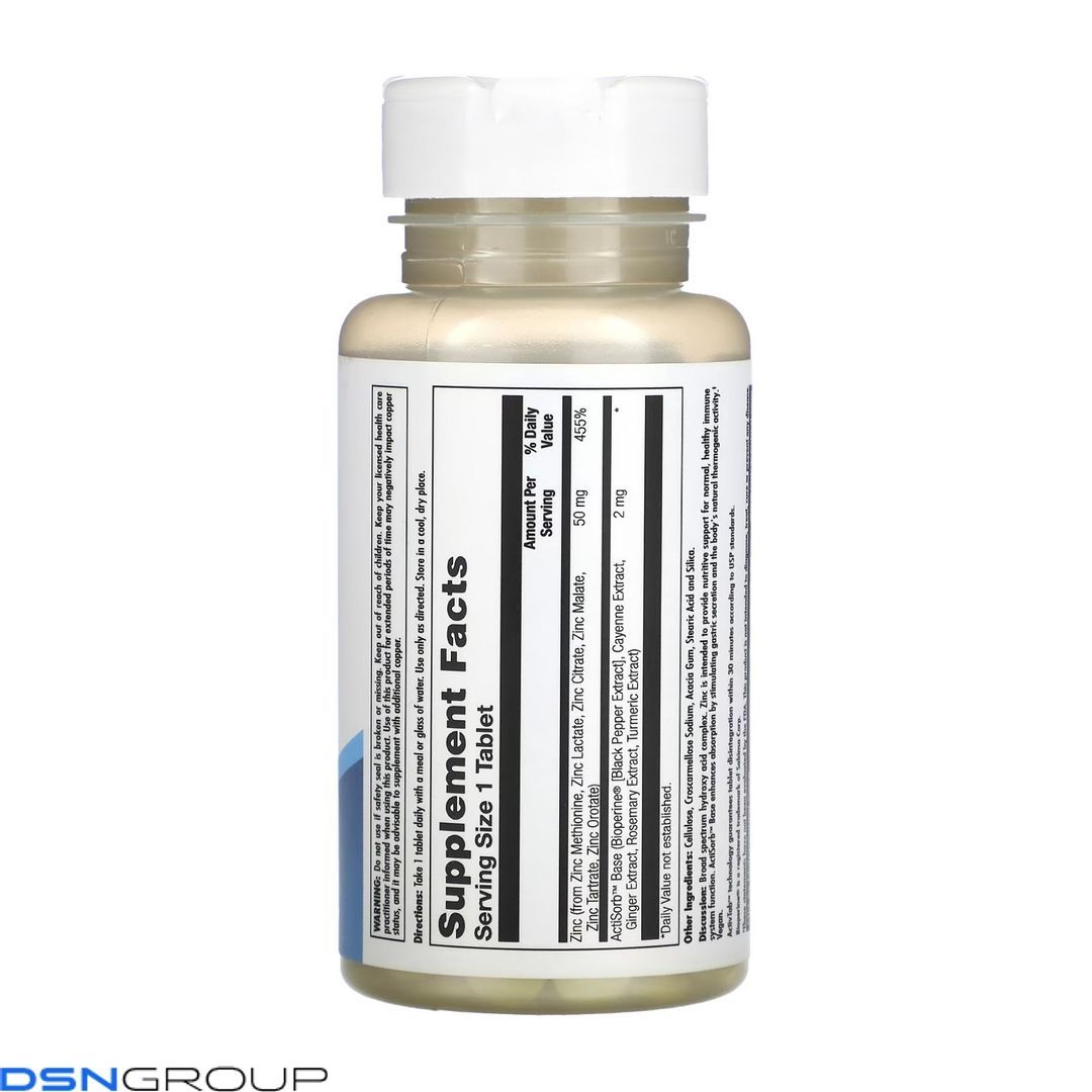 Zinc 50mg - 60 tabs