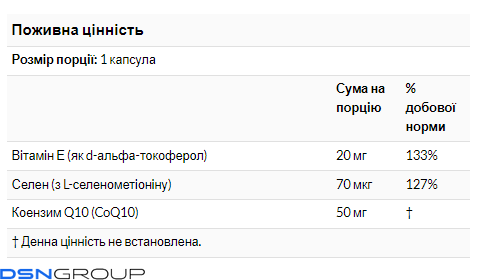 (12.02 Ожидание) CoQ10 50mg - 50 Softgels