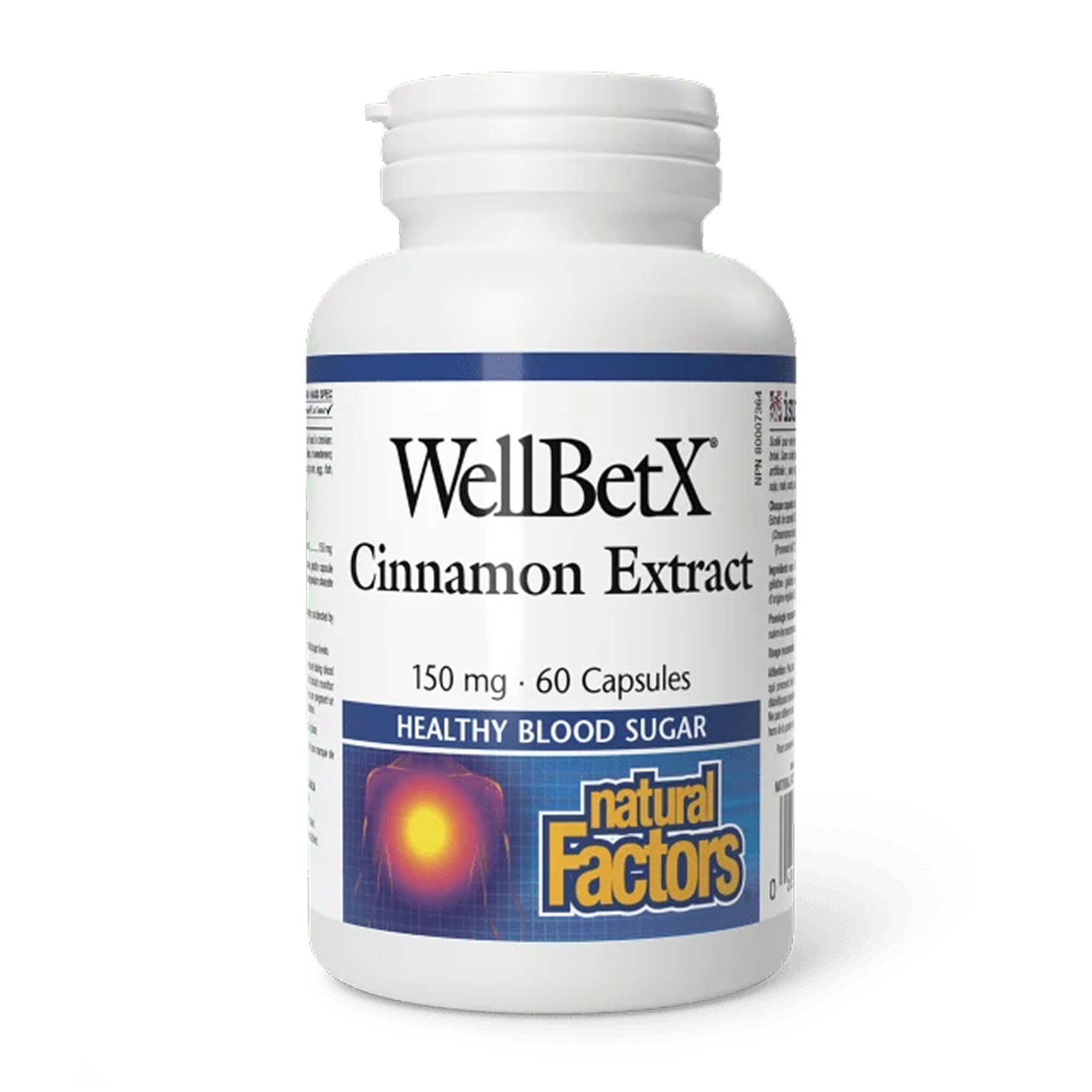 Екстракт кориці WellBetX CinnamonRich 150 мг, 60 капсул
