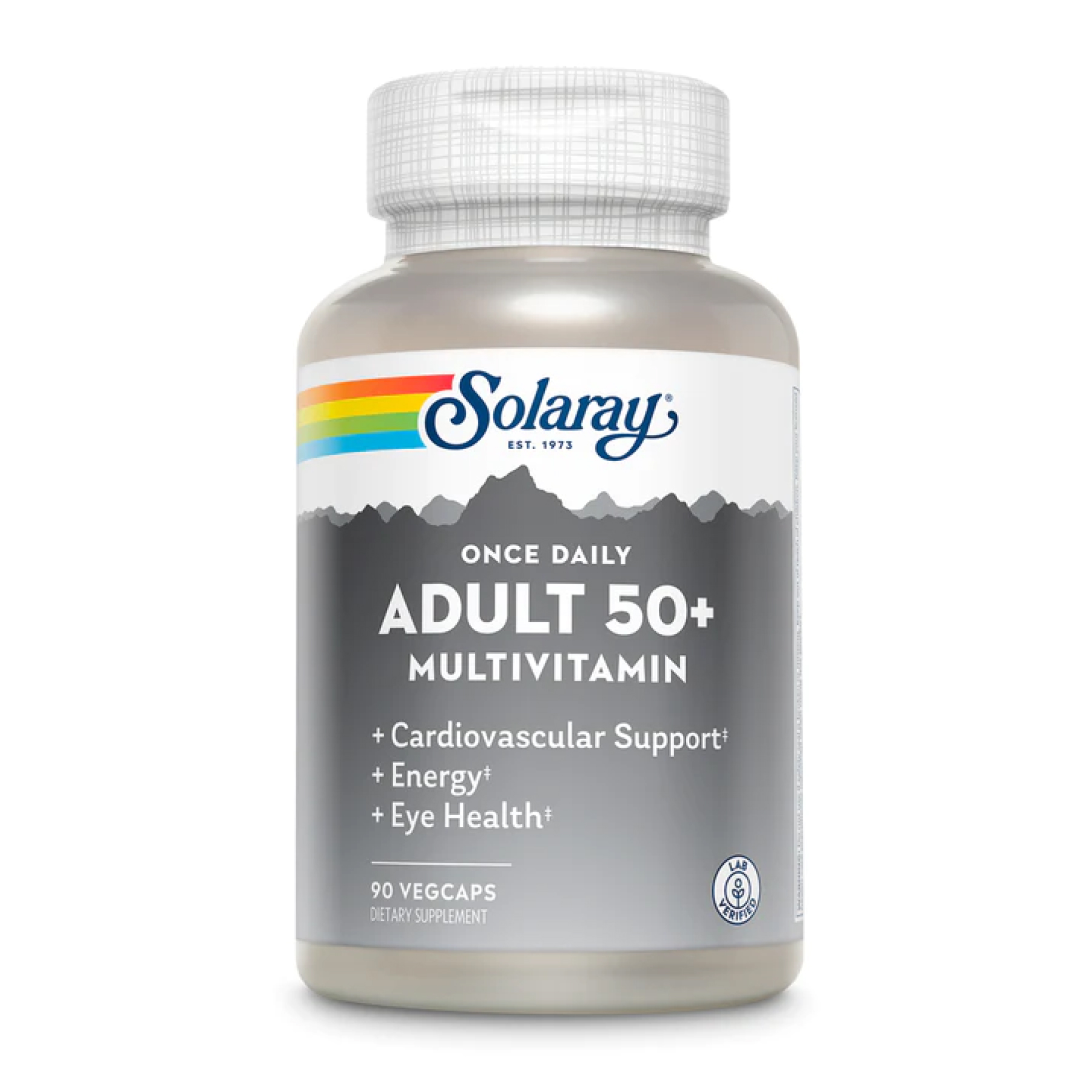 Мультивітаміни Solaray Once Daily Adult 50+ — щоденний комплекс, 90 капсул