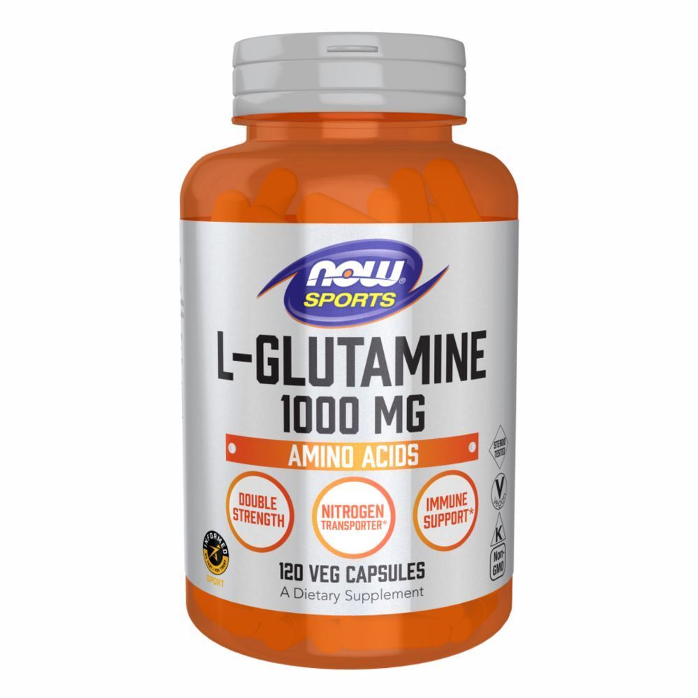 (12.02 Ожидание) L-Glutamine 1000mg - 120 vcaps