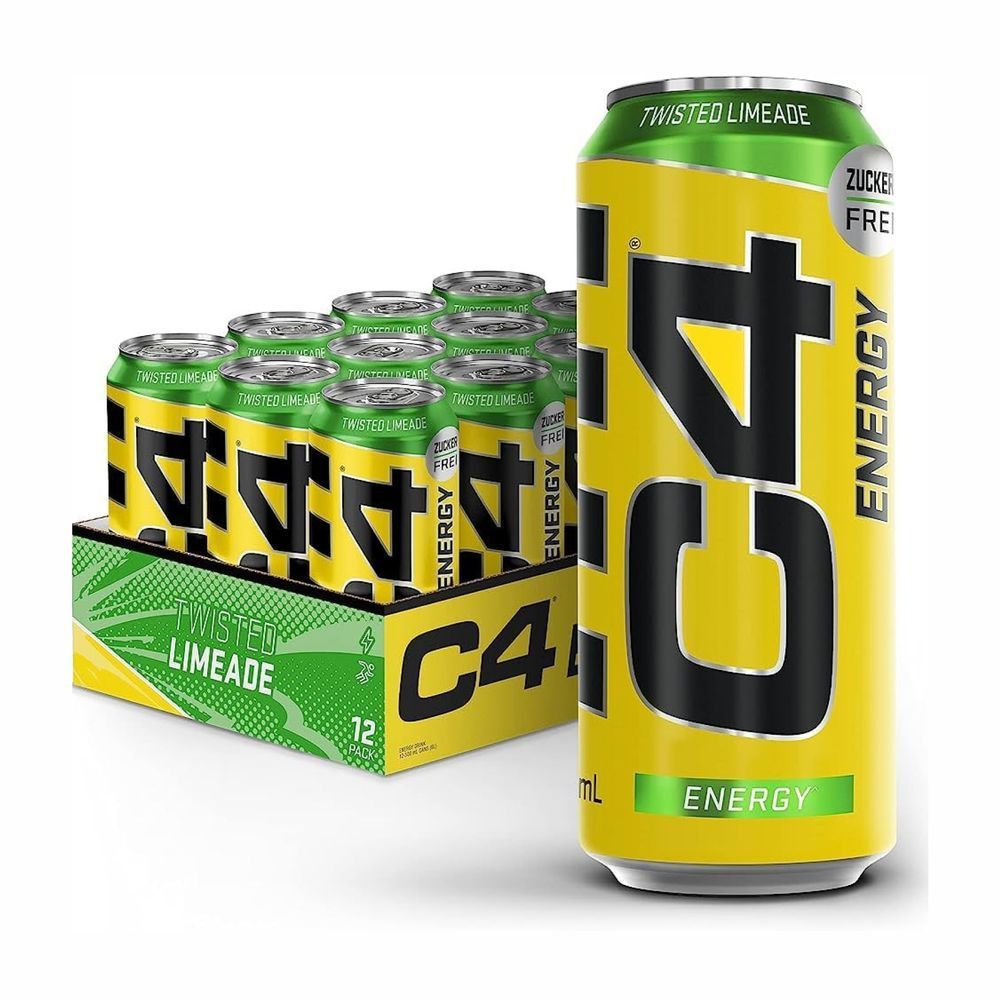 C4 - 12х500 ml Twisted limeade (До 05.26+Повреждена упаковка)