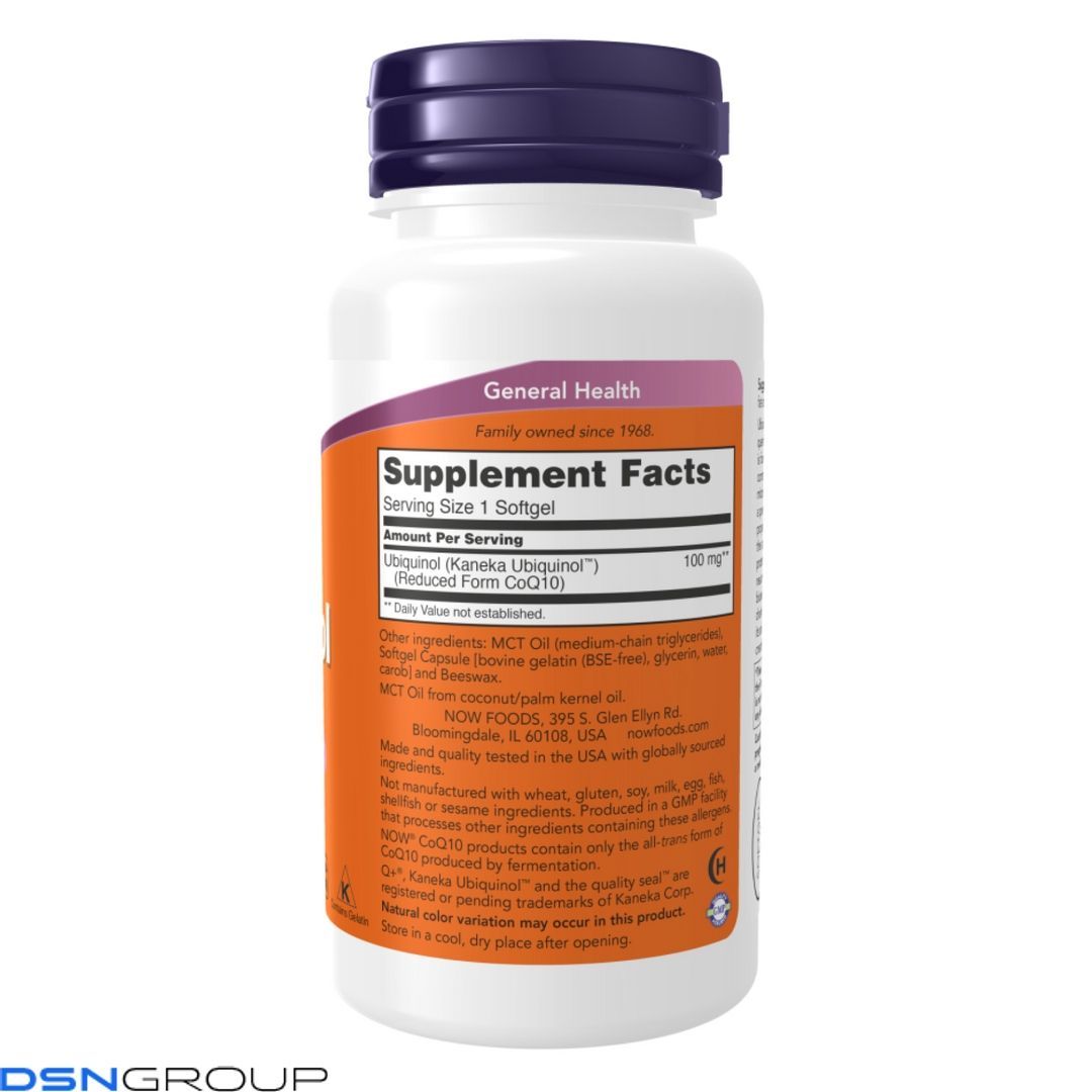 (12.02 Очікування) Ubiquinol 100mg - 60 sgels