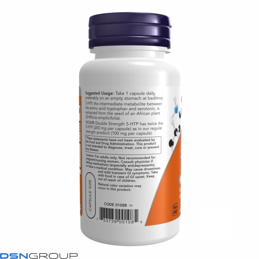(12.02 Очікування) 5-HTP 200mg - 60 vcaps