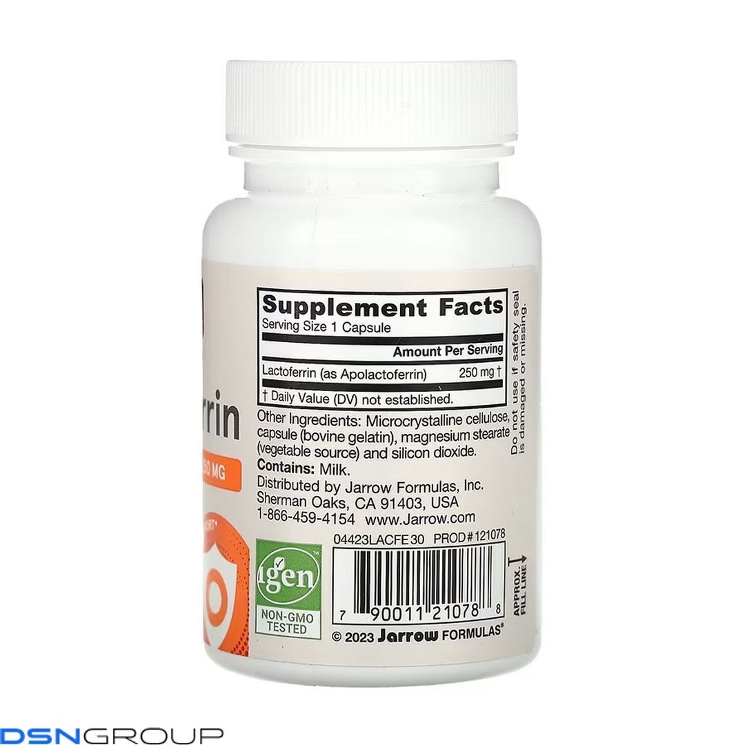 Lactoferrin 250mg - 30 vcaps (Повреждена пломба)