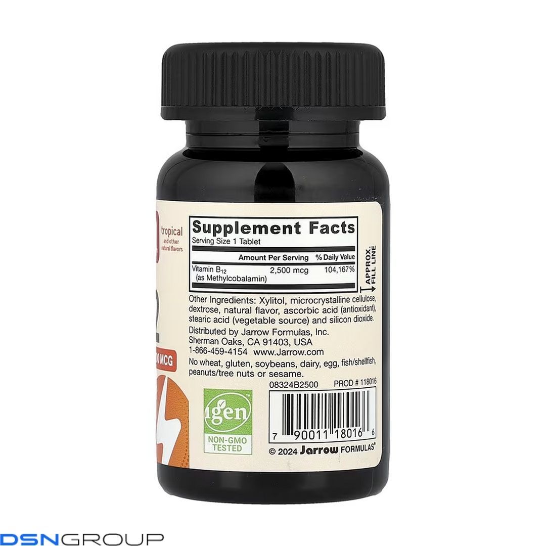 Methyl B-12 Methylcobalamin 2500mcg - 100 caps