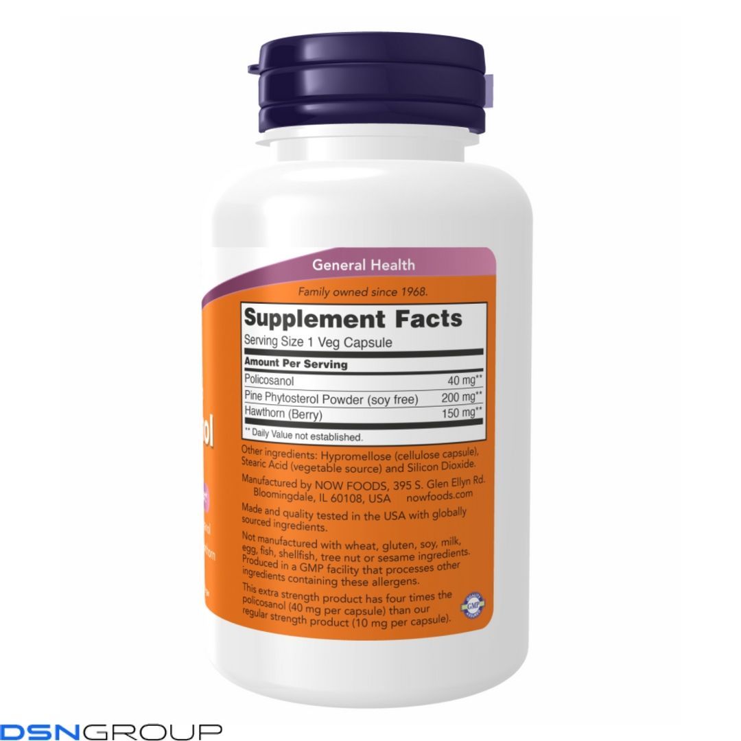 Policosanol 40mg Plus - 90 vcaps (Повреждена банка)