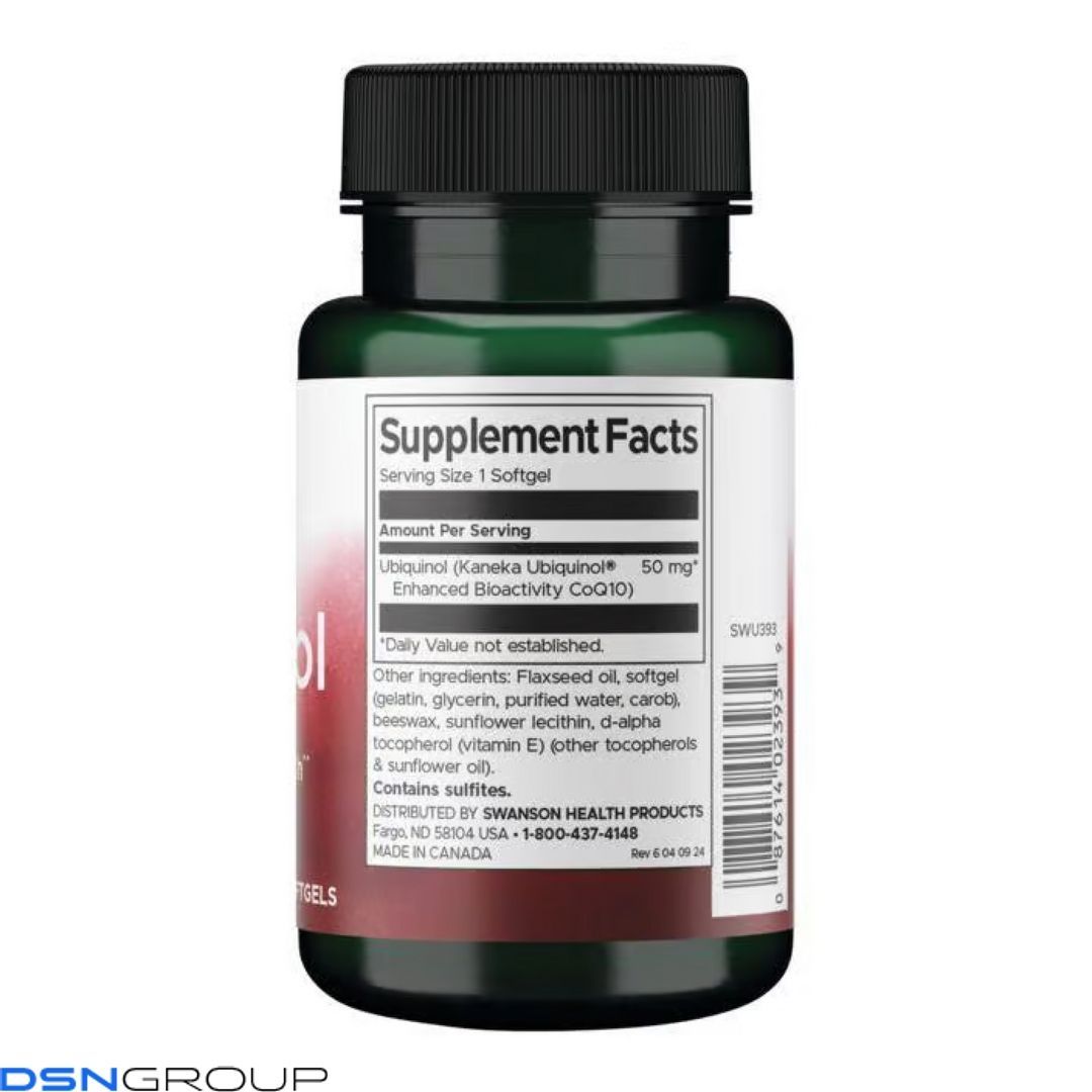Ubiquinol 50mg - 60 softgels