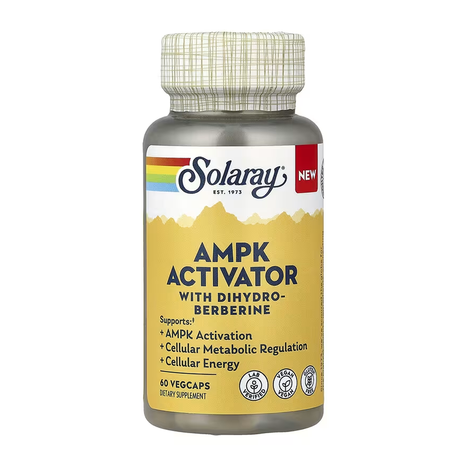 Solaray AMPK Activator з дигідроберберином, 60 рослинних капсул