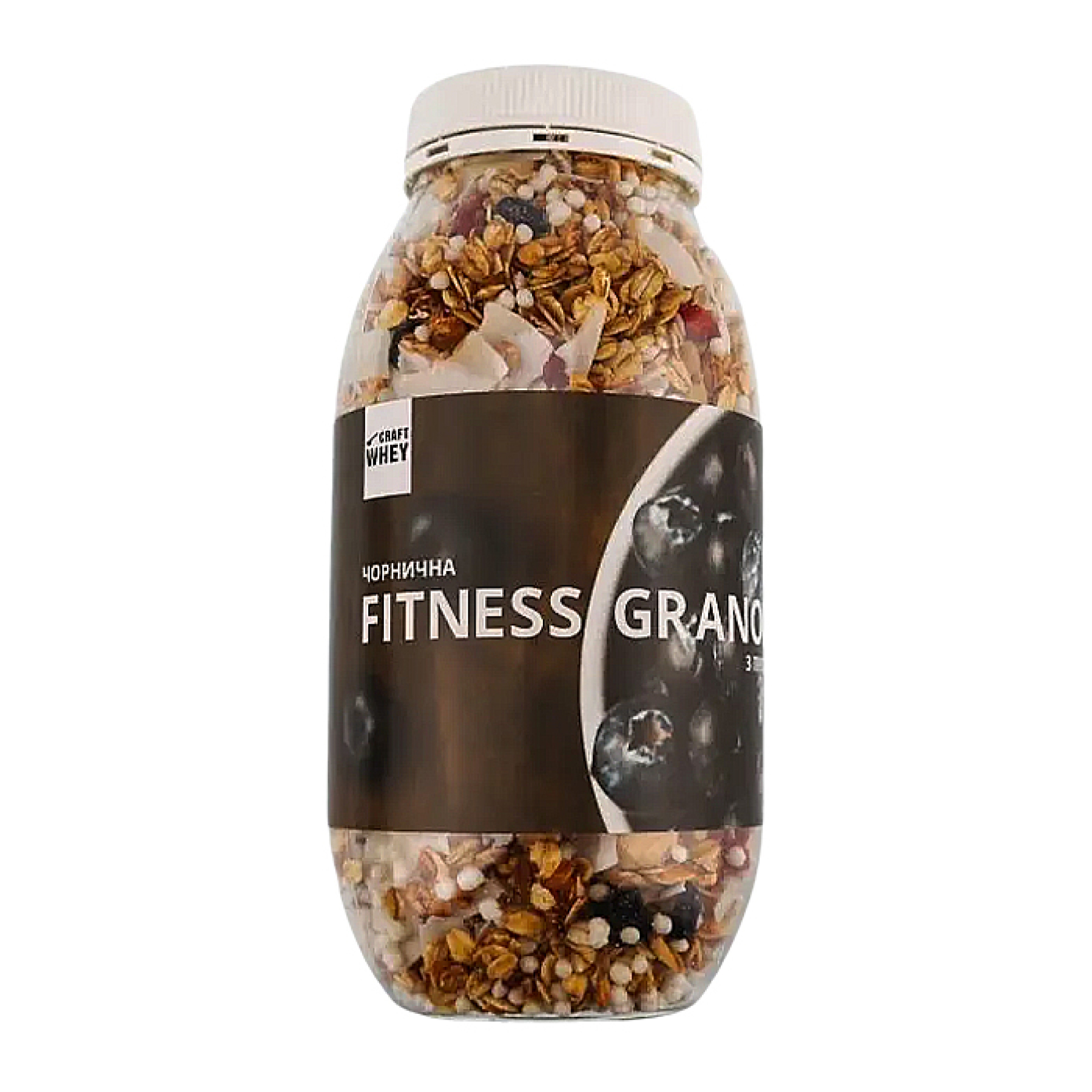 Гранола фітнес з чорницею та протеїном Craft Whey, 450 г