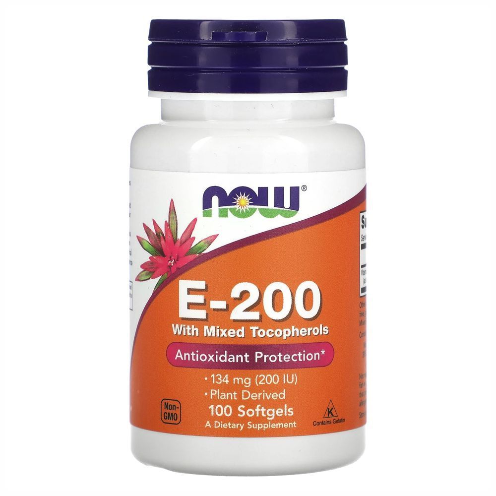 (12.02 Ожидание) E-200 Mixed Tocopherols - 100 sgels