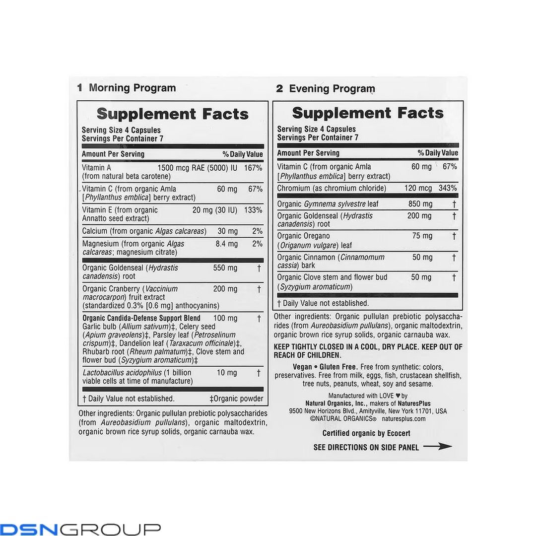 Candida Cleanse 7 Day Program - 28 caps